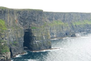 View of the cliffs
